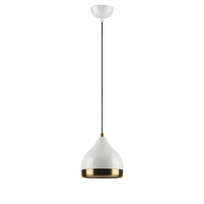 Opviq Lámpara de Metal Blanca con Altura Ajustable